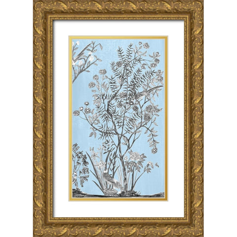 Tree of Life Chinoi I Gold Ornate Wood Framed Art Print with Double Matting by Wang, Melissa