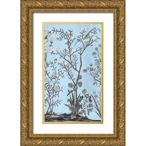 Tree of Life Chinoi III Gold Ornate Wood Framed Art Print with Double Matting by Wang, Melissa