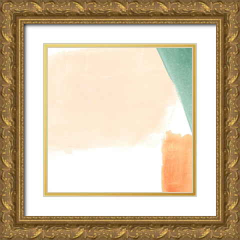 Color Swatch I Gold Ornate Wood Framed Art Print with Double Matting by Vess, June Erica
