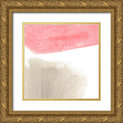 Color Swatch III Gold Ornate Wood Framed Art Print with Double Matting by Vess, June Erica