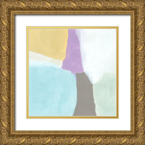 Cloud Block II Gold Ornate Wood Framed Art Print with Double Matting by Vess, June Erica