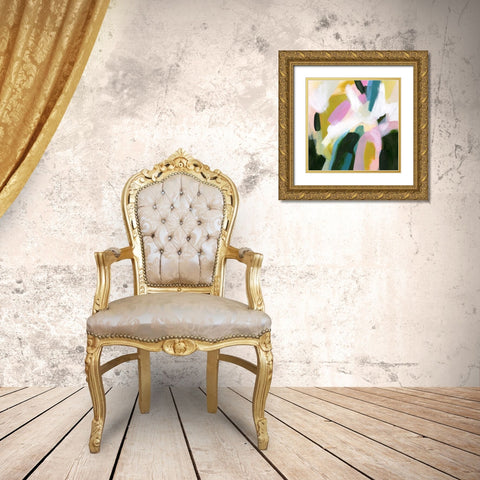 Hillside Dusk I Gold Ornate Wood Framed Art Print with Double Matting by Borges, Victoria