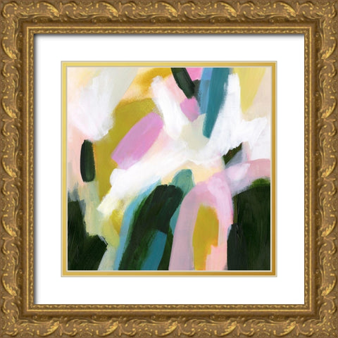 Hillside Dusk I Gold Ornate Wood Framed Art Print with Double Matting by Borges, Victoria