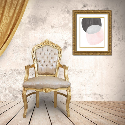 Shifting Spheres II Gold Ornate Wood Framed Art Print with Double Matting by Popp, Grace