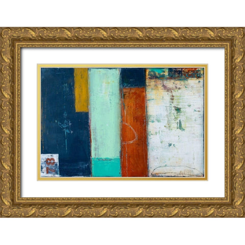 Booby Trap Gold Ornate Wood Framed Art Print with Double Matting by Ashley, Erin