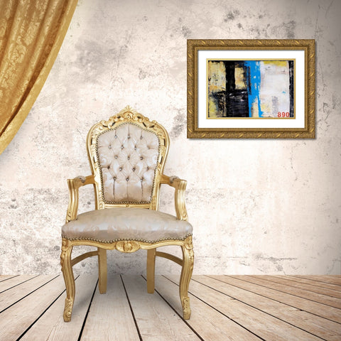 Union Square Gold Ornate Wood Framed Art Print with Double Matting by Ashley, Erin