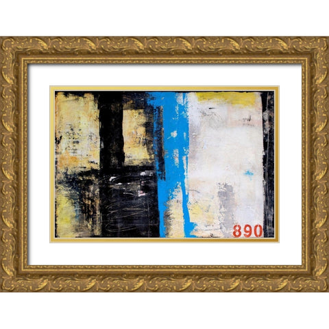 Union Square Gold Ornate Wood Framed Art Print with Double Matting by Ashley, Erin
