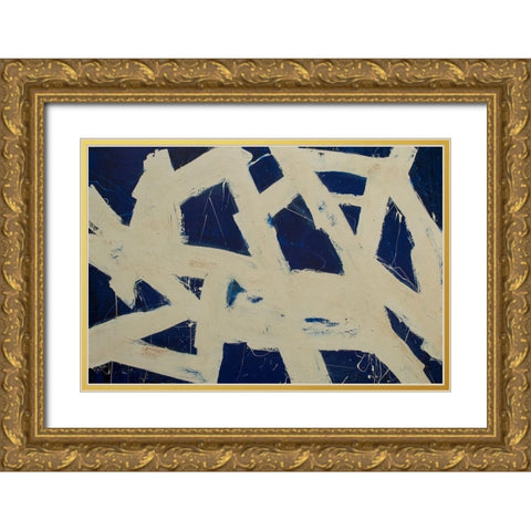 In the Rhythm Gold Ornate Wood Framed Art Print with Double Matting by Ashley, Erin