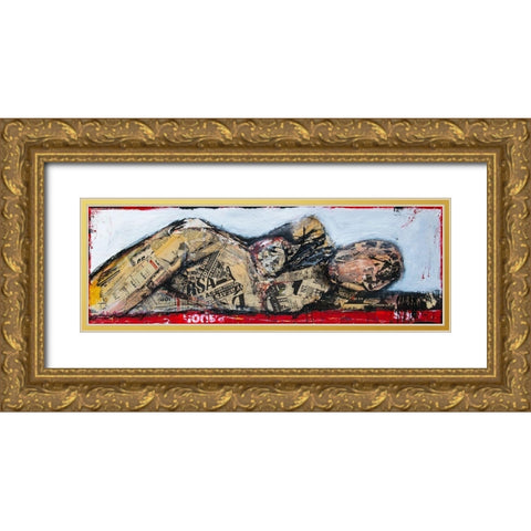 One More Night Gold Ornate Wood Framed Art Print with Double Matting by Ashley, Erin