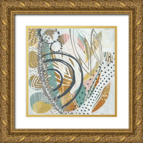 Interval II Gold Ornate Wood Framed Art Print with Double Matting by Zarris, Chariklia