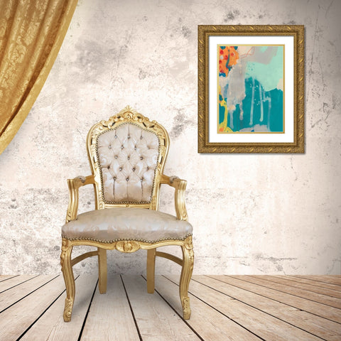 Escape Hatch I Gold Ornate Wood Framed Art Print with Double Matting by Vess, June Erica