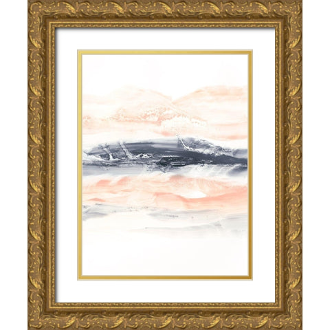 Blush Sunset II Gold Ornate Wood Framed Art Print with Double Matting by Harper, Ethan