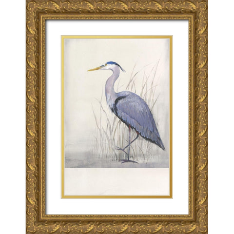 Non-Embellished Keeping Watch II Gold Ornate Wood Framed Art Print with Double Matting by OToole, Tim