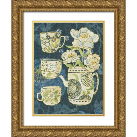 Oolong I Gold Ornate Wood Framed Art Print with Double Matting by Zarris, Chariklia