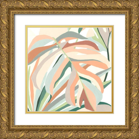 Soft Tropicals II Gold Ornate Wood Framed Art Print with Double Matting by Vess, June Erica
