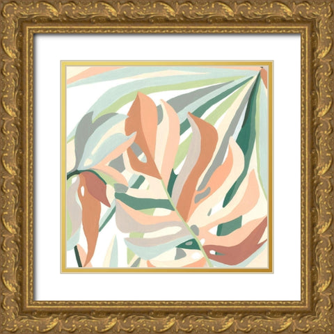 Soft Tropicals III Gold Ornate Wood Framed Art Print with Double Matting by Vess, June Erica