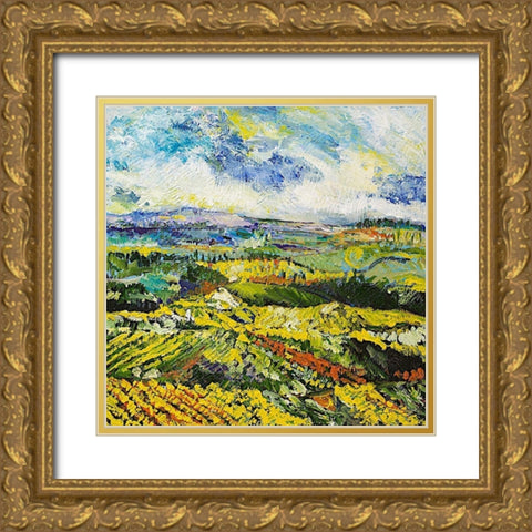 Its All New Gold Ornate Wood Framed Art Print with Double Matting by Friedlander, Allen