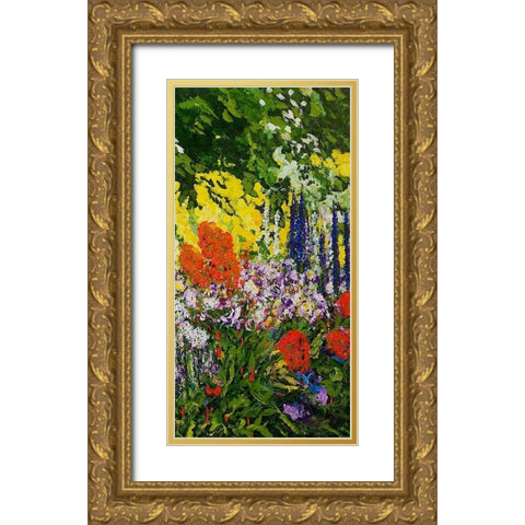 Under the Branch II Gold Ornate Wood Framed Art Print with Double Matting by Friedlander, Allen