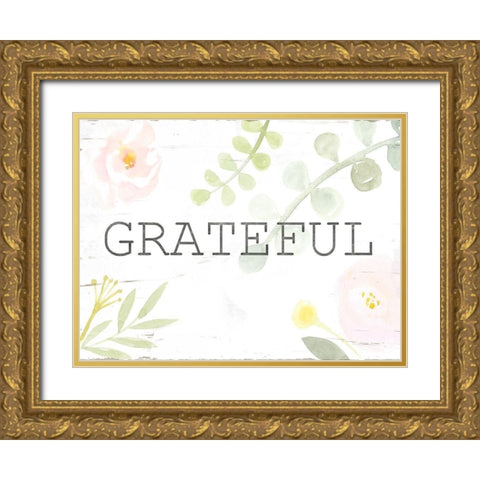 Farmhouse Sayings III Gold Ornate Wood Framed Art Print with Double Matting by Borges, Victoria