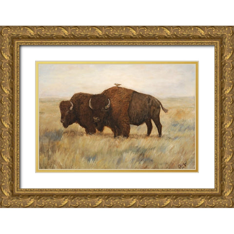 Hitchhiker II Gold Ornate Wood Framed Art Print with Double Matting by Winkler, Kathy