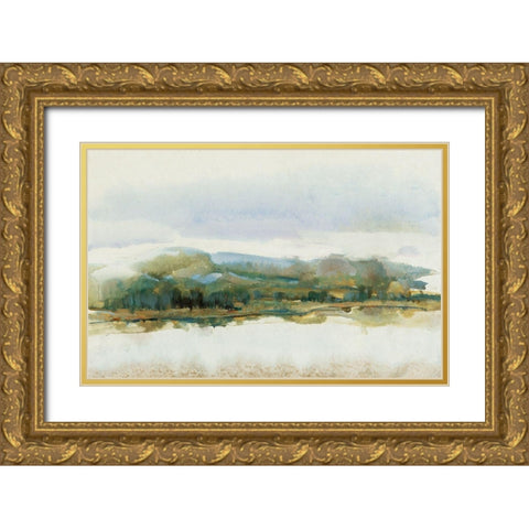 Afternoon Quiet I Gold Ornate Wood Framed Art Print with Double Matting by OToole, Tim