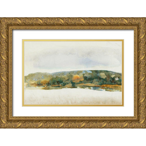 Afternoon Quiet II Gold Ornate Wood Framed Art Print with Double Matting by OToole, Tim