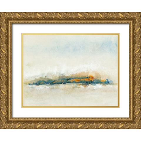 Bass Island I Gold Ornate Wood Framed Art Print with Double Matting by OToole, Tim