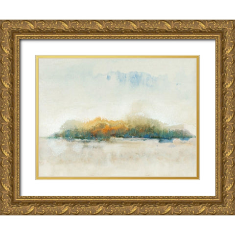 Bass Island II Gold Ornate Wood Framed Art Print with Double Matting by OToole, Tim