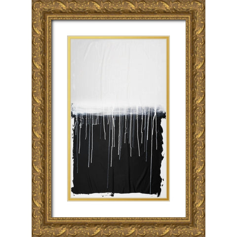 Custom Coalescence Gold Ornate Wood Framed Art Print with Double Matting by Guthrie, Jenna