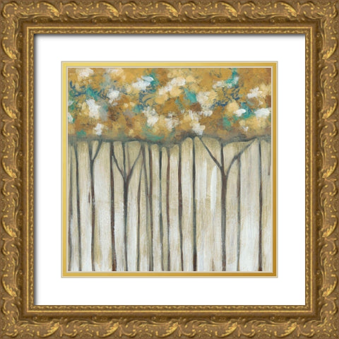 Golden Canopy I Gold Ornate Wood Framed Art Print with Double Matting by Zarris, Chariklia