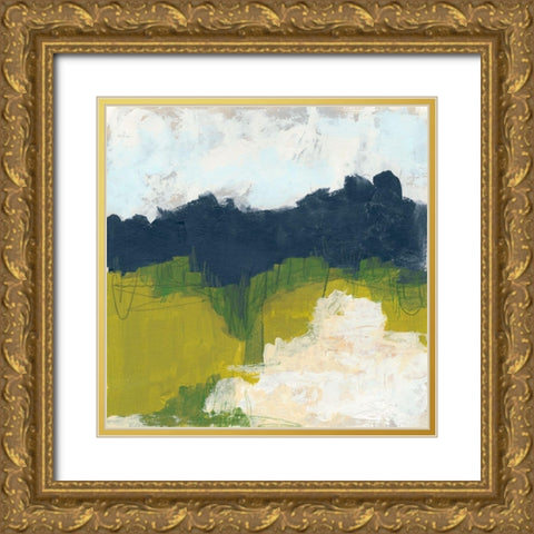 Field Sketch II Gold Ornate Wood Framed Art Print with Double Matting by Vess, June Erica