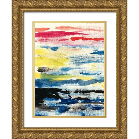 Partly Sunny I Gold Ornate Wood Framed Art Print with Double Matting by Ludwig, Alicia