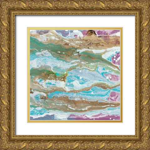 Mermaids Tale II Gold Ornate Wood Framed Art Print with Double Matting by Ludwig, Alicia