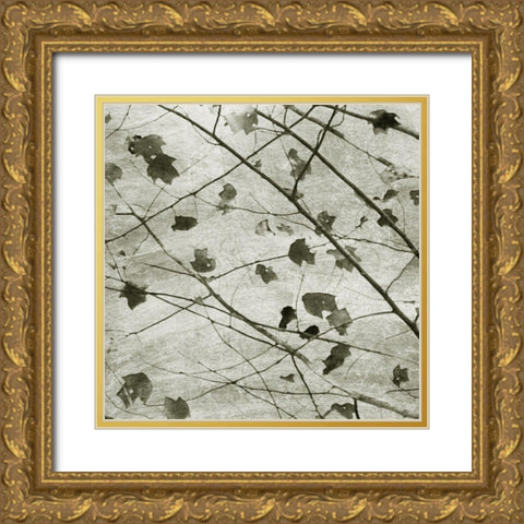 Laced Sky II Gold Ornate Wood Framed Art Print with Double Matting by Chandler, Sharon