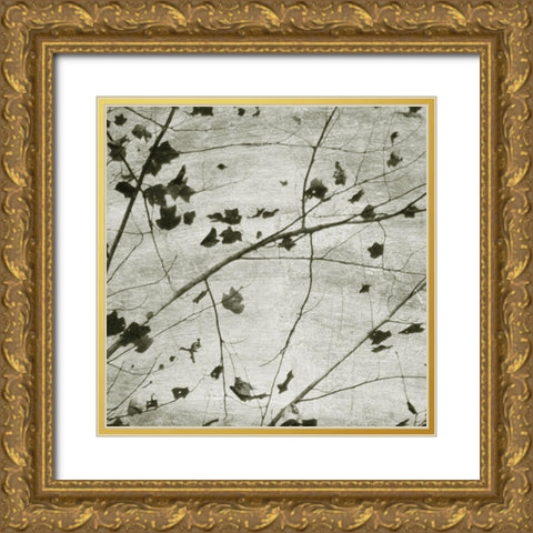 Laced Sky III Gold Ornate Wood Framed Art Print with Double Matting by Chandler, Sharon