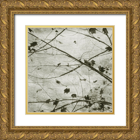 Laced Sky IV Gold Ornate Wood Framed Art Print with Double Matting by Chandler, Sharon