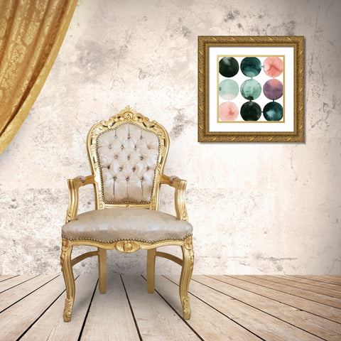 Seafoam Fizz IV Gold Ornate Wood Framed Art Print with Double Matting by Popp, Grace