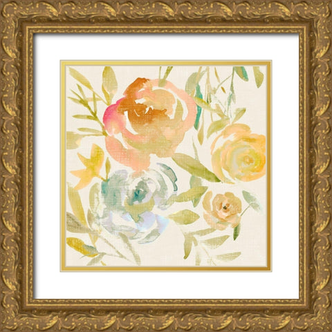 Opaline II Gold Ornate Wood Framed Art Print with Double Matting by Zarris, Chariklia