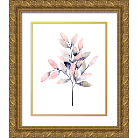 Midnight Branch I Gold Ornate Wood Framed Art Print with Double Matting by Popp, Grace