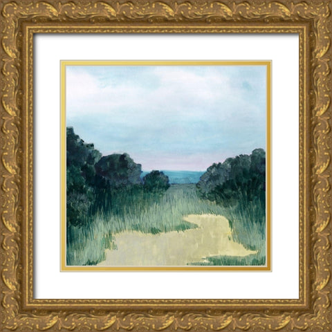 Twilight Dunes I Gold Ornate Wood Framed Art Print with Double Matting by Popp, Grace