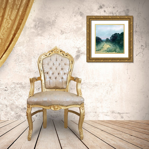 Twilight Dunes II Gold Ornate Wood Framed Art Print with Double Matting by Popp, Grace