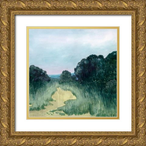 Twilight Dunes II Gold Ornate Wood Framed Art Print with Double Matting by Popp, Grace