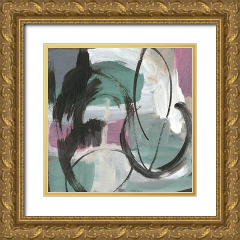 Uncharted Territory VI Gold Ornate Wood Framed Art Print with Double Matting by Zarris, Chariklia