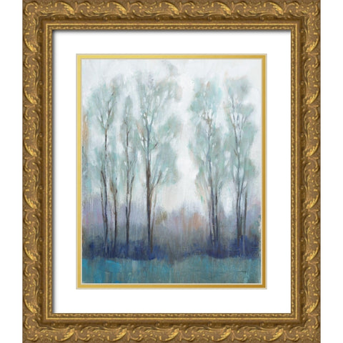 Through the Clearing II Gold Ornate Wood Framed Art Print with Double Matting by OToole, Tim