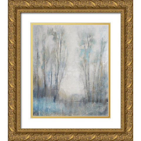 Through the Clearing III Gold Ornate Wood Framed Art Print with Double Matting by OToole, Tim