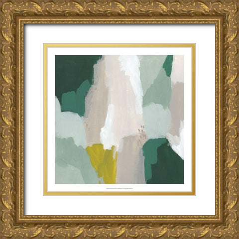 Tundra Summer IV Gold Ornate Wood Framed Art Print with Double Matting by Vess, June Erica