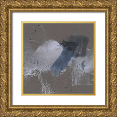 Matrix Pathways III Gold Ornate Wood Framed Art Print with Double Matting by Goldberger, Jennifer