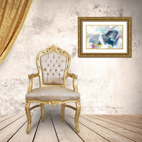 Convection I Gold Ornate Wood Framed Art Print with Double Matting by Vess, June Erica