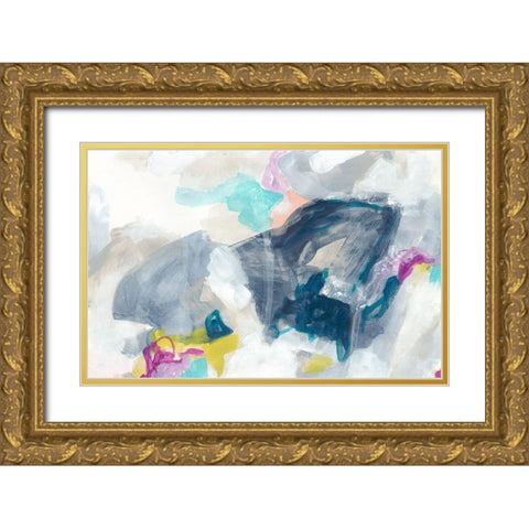 Convection I Gold Ornate Wood Framed Art Print with Double Matting by Vess, June Erica