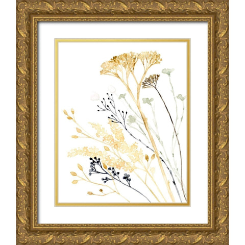 Summers Souvenir I Gold Ornate Wood Framed Art Print with Double Matting by Borges, Victoria
